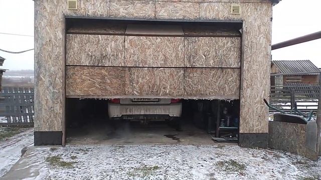 Автоматические секционные ворота своими руками ч. 2 смотреть онлайн