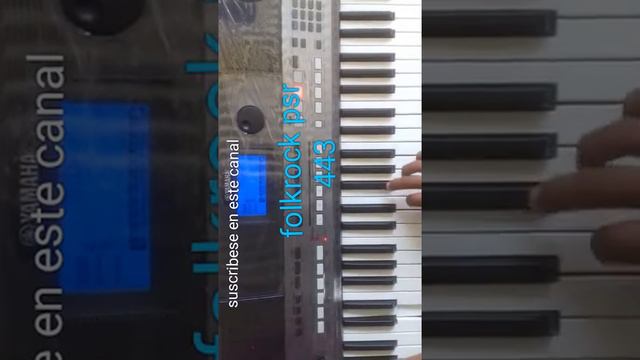 YAMAHA PSR E443 Folkrock.340 смотреть онлайн