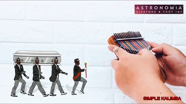 ASTRONOMIA (Coffin Dance Meme Song) ||•Kalimba Easy Tutorial•||
