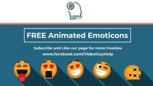 5 Free Animated Emoji After effects! Premiere! Canva!