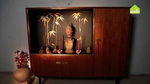 Как преобразить советский комод / Расписываем старый комод в китайском стиле