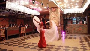 Восточный танец с шалью | Bellydance with double veil | Now we are free | Ayleen
