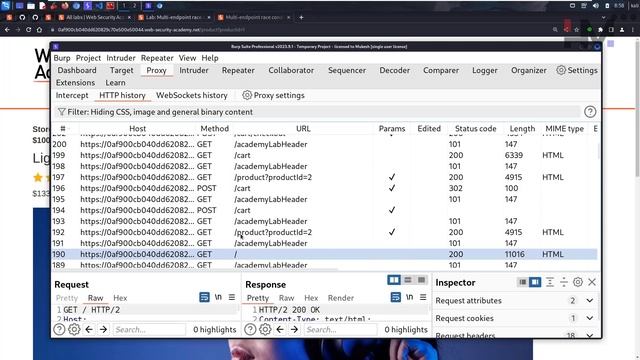Race Condition 3 | Multi-Endpoint Race Conditions | RaceAgainstTime #portswigger смотреть онлайн
