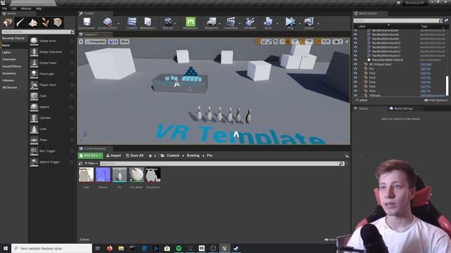 VR bowling [] Unreal VR simple game tutorial смотреть онлайн