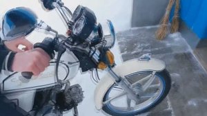 Заводим мопед Альфа 110  зимой!!!