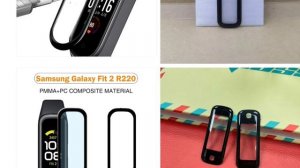 Pack Film For Samsung Galaxy Fit 2 Screen Protector Film 3D Curved Protective For Galaxy Fit2 R220