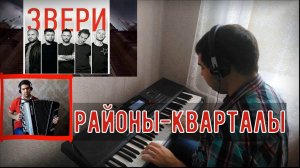 ♫♫ ЗВЕРИ ! ! ! РАЙОНЫ-КВАРТАЛЫ на синтезаторе и баяне ♫♫