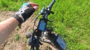 Мотор колесо на двухподвесе Stels Challenger