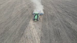 Дисковка подсолнуха (John Deere+Lemken Rubin) 2021/Дискування соняшнику [4K]