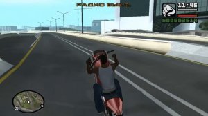 Трюки на мопеде в Gta San