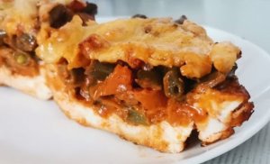 ФАРШИРОВАННЫЕ КАРМАШКИ ИЗ КУРИНОГО ФИЛЕ. Сочное филе в духовке. Кармашки с овощной начинкой.