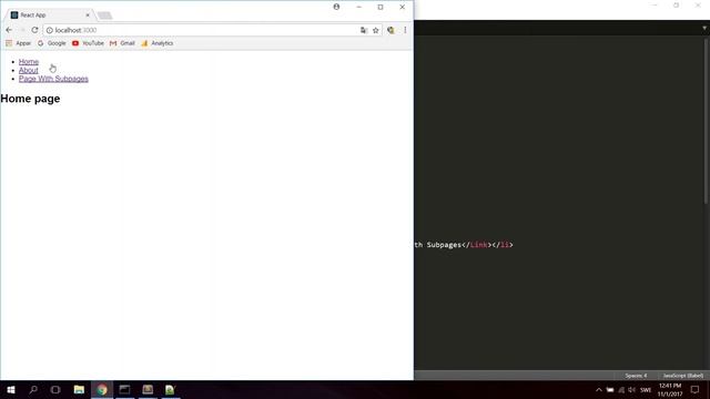 React Router V4 Tutorial 2017 смотреть онлайн