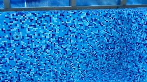 Отделка мозаикой бетонного бассейна