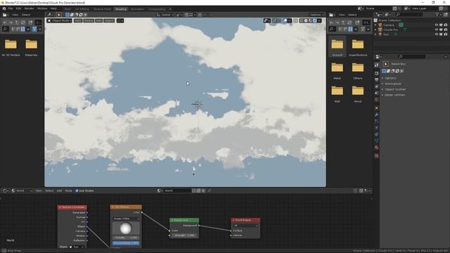 Clouds Generator Pro for Blender 3D смотреть онлайн
