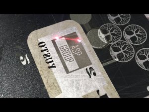 Гравировка алюминия черный цвет