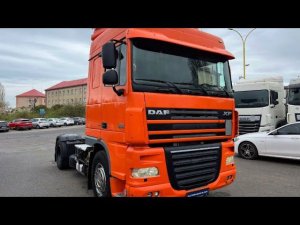 Daf XF105 460 ретардер. Тягач из Европы цена 750 тыс рублей. Обзор