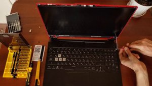 Замена матрицы ноутбука ASUS TUF GAMING A15 + сравнение матриц