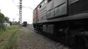 Смена тепловоза 2ТЭ10М-0965 на электровоз ЭП2К-358