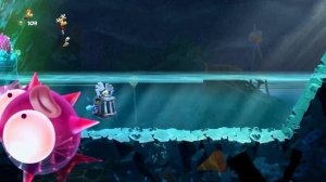 Прохождение Rayman Legends 20 000 люмов под водой.Гло-Гло (Без комментариев)