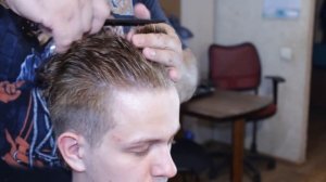 мужская стрижка , создаём форму. Men's haircut