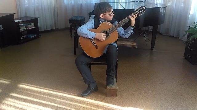 Г. Гарсиа "Этюд №5" Исполняет Никита Муравьёв (преп Чуркин А.И)