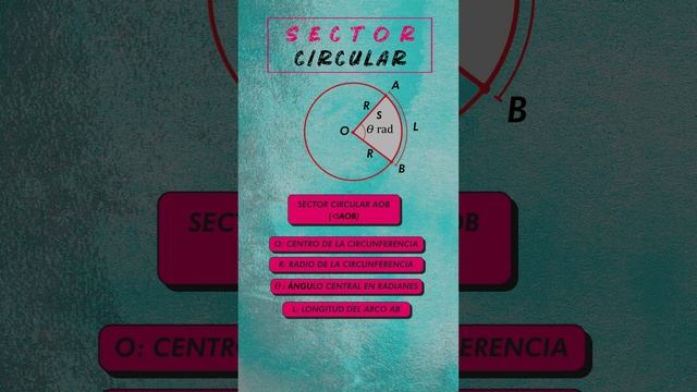 Aprende todo sobre SECTOR CIRCULAR ??? #trigonometría #matemáticas #aprender #clasesdematematica