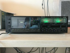 OКТЯБРЬ 1982 ГОД Alpine AL-90 3-Head Cassette Deck-high end.-ПРОФИ ДОРОГАЯ-ЯПОНИЯ.
