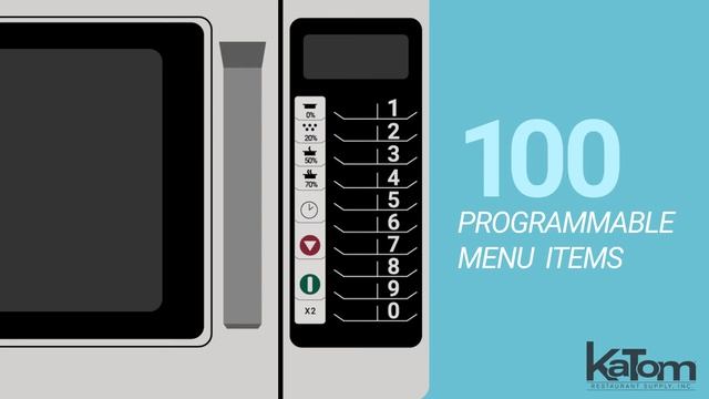 Amana 1000W Commercial Microwave (331-RCS10TS) смотреть онлайн