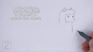 How to Draw a Llama (Cartoon)