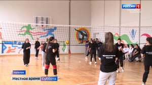 В колледже Нальчика провели турнир по волейболу среди женских команд