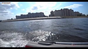 Лодка GRACE WIND 420. Прогулка по Маркизовой луже. Вид от первого лица