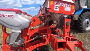 Сев подсолнечника по No till гибрид пионер 130.Первые отзывы о работе сеялки гаспардо мтр 8