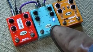 T-Rex Effects: Mudhoney II vs Dr Swamp (with Strat)
