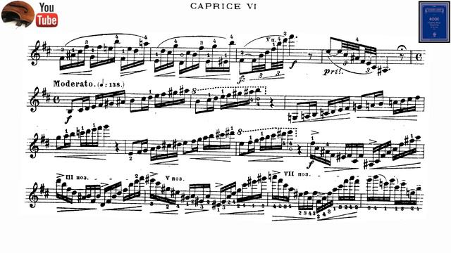 Rode - Violín caprice no. 6 | Piano Accompanist смотреть онлайн