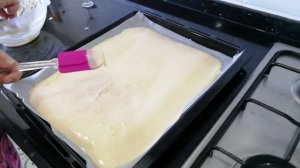 Бисквитный рулет. Нежный, ароматный. Готовлю с радостью. Выпечка по-русски в Турции.