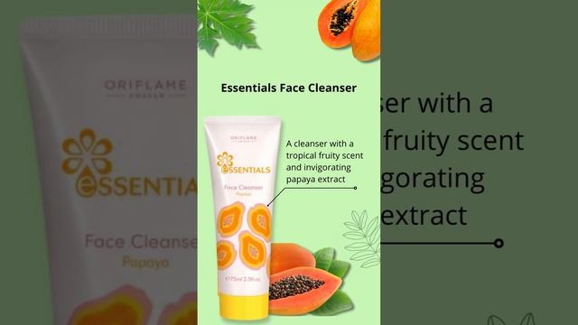 Oriflame Essentials Face Cleanser Papaya | ORIFLAME NEPAL