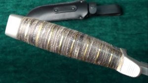 Нож Катран-2 (сталь 70Х16МФС), кожа, Мелита-К