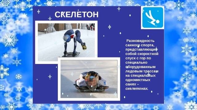 Зимние виды спорта