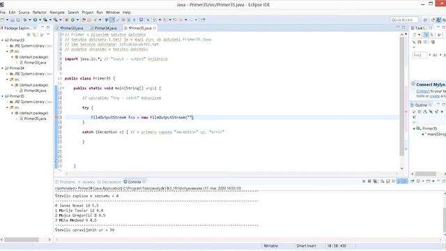 Java - pisanje v tekstno datoteko .txt смотреть онлайн