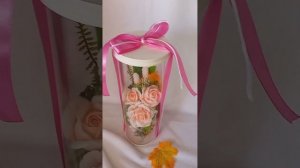 Мыльный букет роз в колбе, подарок воспитателю, нянечки учителю или просто любимой!!!