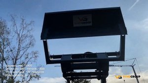 Ковш 1900мм высокой выгрузки на мини погрузчик