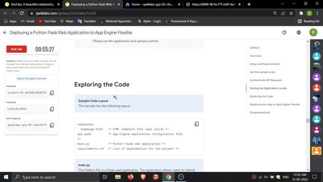 Deploying a Python Flask Web Application to App Engine Flexible [GSP023] #Qwiklabs #DevOps