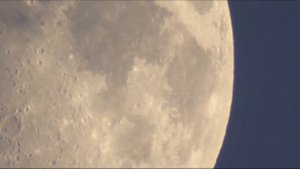 Вечерняя Луна в телескоп ТАЛ-100