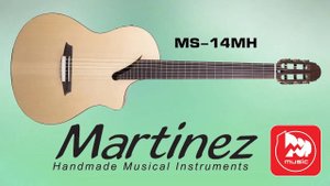 Классическая гитара MARTINEZ MS-14MH с двусторонним анкером
