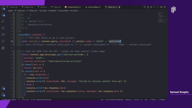 JS Monthly Lunchtime Meetup #04 / Nuxt.js / May 2021 смотреть онлайн