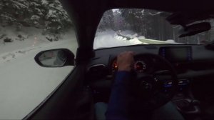 Toyota GR Yaris - SNOW driving