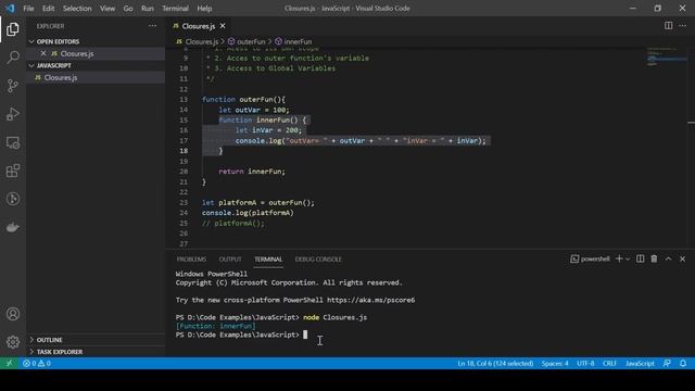 Closures in JavaScript | #javascript #programming #tutorial #closures