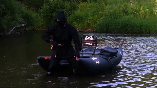 Складной рыболовный катамаран Ондатра. Ссылка в описании. смотреть онлайн