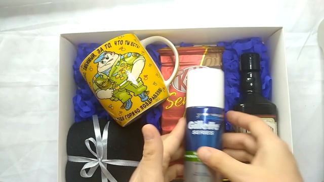 Подарок на 23 февраля мужу! Подарок на день рождения папе/брату! Подарочный бокс своими руками!