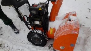 Husqvarna 9027 STE.Уборка снега.01.12.2023.